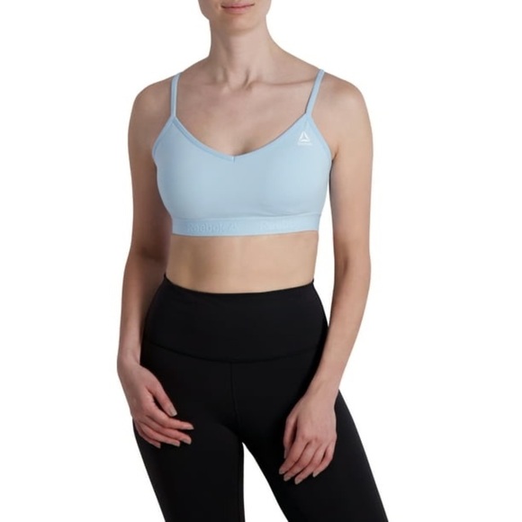 Reebok Light Blue Sports Bra - Picture 1 of 4